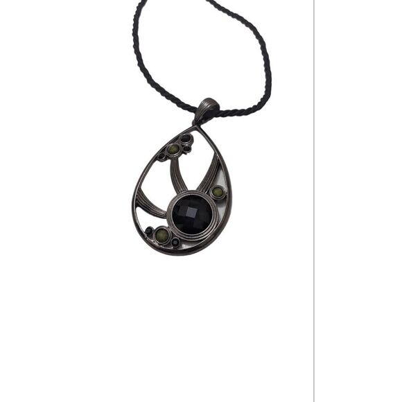 Lia Sophia Stormy Sky Necklace 18"-21" Adjustable - Picture 3 of 6